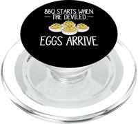 BBQ Starts When The Deviled Egg Arrive PopSockets PopGrip for MagSafe