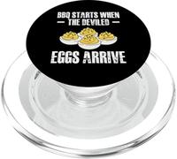 BBQ Starts When The Deviled Egg Arrive PopSockets PopGrip for MagSafe