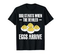 BBQ Starts When The Deviled Egg Arrive T-Shirt