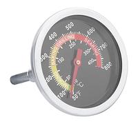 BBQ Temperature Gauge with 50~800℉ Range, Stainless Steel Weatherproof Grill Thermometer for Smokers and Ovens, Temperature Dial Gauge Accurate Meat and BBQ Temperature Control
