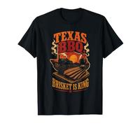 BBQ Texas Brisket is King Smoked Brisket Grilling Gift T-Shirt