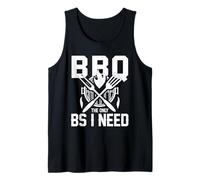 BBQ The Only BS I Need Barbeque Griller Smoked Meat Lovers Tank Top