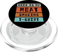 Bbq This My Meat Smoking Shirt Funny Barbecue Men Women Kids PopSockets PopGrip for MagSafe