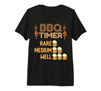 BBQ Timer - Men Barbeque Grilling Grill Master Premium T-Shirt