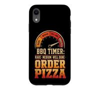BBQ Timer Rare Medium Well Done Order Pizza Funny Case for iPhone XR