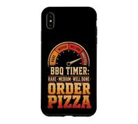 BBQ Timer Rare Medium Well Done Order Pizza Funny Case for iPhone XS Max
