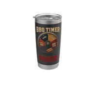 BBQ Timer Rare Medium Well Done Order Pizza Funny Stainless Steel Insulated Tumbler