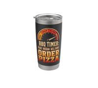 BBQ Timer Rare Medium Well Done Order Pizza Funny Stainless Steel Insulated Tumbler