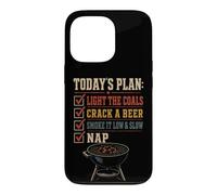 BBQ Today's Plan Light The Coals Smoke Low And Slow Case for iPhone 13 Pro