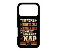 BBQ Today's Plan Light The Coals Smoke Low And Slow Case for iPhone 17 Pro