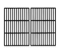 BBQ-Toro Cast Iron Cooking Grate (Pack of 2) | Preseasoned | Each 41.5 x 27.5 cm | Cast grill for Gas & Charcoal Grills | Suitable for Tepro Toronto, Aktiva Angular, EL Fuego Montreal