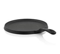 BBQ-Toro cast Iron crêpes pan | Ø 26 cm | Pancake pan for Grill | Black | Preseasoned | Induction-Suitable | Non-Stick | Skillet | Breakfast Egg pan | Pan for All Heat Sources | Flat Skillet pan