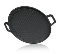 BBQ-Toro Cast Iron Pan, Diameter 30 cm, Preseasoned, Cast Iron Pan, Outdoor Grill Pan, Cast Iron Frying Pan, Cast Iron Frying Pan, Cast Iron Pan, Cast Iron Pan