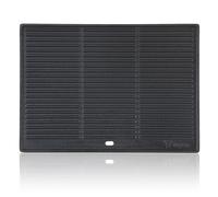 BBQ-Toro Cast Iron Reversible Grill Plate, 42.5 x 31.5 cm, Rectangular, 11.5 lbs, Pre-seasoned