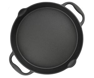BBQ-Toro Cast Iron Skillet Pan | Ø 40 cm | Pre-Seasoned | Cast Iron Frying Pan, Oven Proof