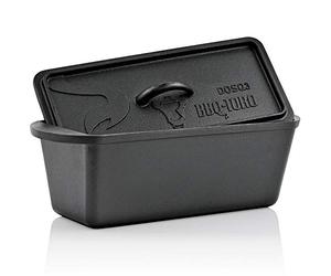 BBQ-Toro dutch oven pan | Cast iron bread baking pan | 3.0 litres pre-seasoned cast iron dutch pot | Dutch oven