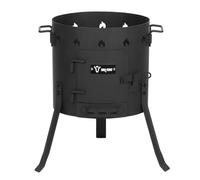 BBQ-Toro Kazan Oven, Diameter 35 cm, Goulash Kettle, Fire-Kettle, Outdoor Oven, Fireplace Pit, Outdoor Kitchen, Field Kitchen, Fireplace, Utschak