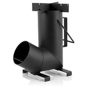 BBQ-Toro rocket stove ROCKET #6 | Camping stove made of 1.5-mm-thick steel for Dutch ovens, grill pans and more | Wood burning