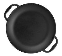 BBQ-Toro Traditional Paella Pan for 6 People, Diameter 36 cm, Cast Iron Grill Pan with Handles, Pre-Seasoned - Pre-Seasoned Paella Pan for Grill, Gas Hob, Electric Cooker