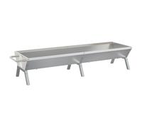 BBQ Tray Silver Stainless Steel Drip Tray 118x42x30.5 cm/158x42x31 cm vidaXL