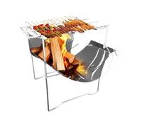 BBQ Tripod - Portable BBQ with Fire Bowl - Outdoor Camping Black Cooking Tripod with Chain Portable Foldable Stand for Dutch Oven and Outdoor Camping - VO