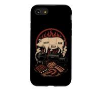 BBQ Vintage Pig Butcher Cut Diagram Pork Gift Case for iPhone SE (2020) / 7/8