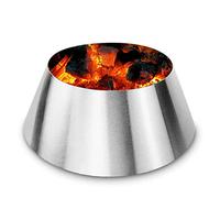 BBQ Whirlpool for Weber 57cm Kettle, Smokey Mountain 57 68, BBQ Kettle Grill Accessories for XL Big Green Egg, Kamado Joe, Stainless Steel Charcoal Grill Accessory for Weber