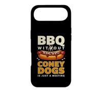 BBQ Without Coney Dogs Is Just A Meeting Funny Hot Dog Case for iPhone Air