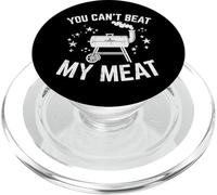 Bbq You Cant Beat My Meat Funny Barbecue Pun Dad Men Women PopSockets PopGrip for MagSafe