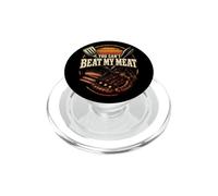 BBQ You Can't Beat My Meat Funny Grilling Gift PopSockets PopGrip for MagSafe
