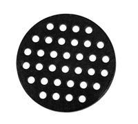 BBQration 9-inch Enameled Cast Iron Bottom Fire Grate for Big Green Egg Large, BBQ High Heat Charcoal Fire Plate for Kamado Joe Classic or Other Ceramic Kamado Cooker 18" Big Green Egg Accessories
