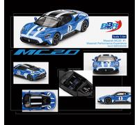 BBR 1:64 Maserati MC20 #1 Maserati Performance Experience Model