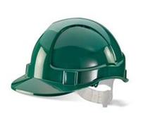 BBrand Economy Vented Safety Helmet Green - BBEVSHG