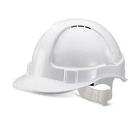 ECONOMY VENTED SAFETY HELMET WHITE