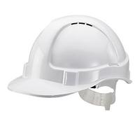 Beeswift Comfort Vented Safety Helmet ABS Shell White Bbvshw