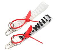 BBRGIRL Lanyards for Keys,2 Pack Wristlet KeyChain, Badge Holder, Lanyard For Phone, Fashion Decorative Keychain Lanyard, Black and White, 9.84in×1.38in