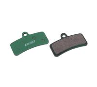 BBB Cycling Bike Disc Brake Pads 1x Pair of E-Bike Durable Disc Brake Pad High-Performance Compatible with Shimano, Tektro and Bengal Systems DiscStop E-Bike BBS-55E, Green