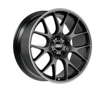BBS CH-R Alloy Wheel 19x8 ET40 5x120 Satin Black 82mm CB