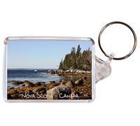 BBSK457 Nova Scotia - Canada - Double Sided Large Keyring Gift/Present/Souvenir