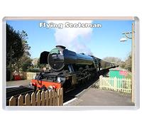 BBSM994 Flying Scotsman Steam Engine Train - Jumbo Fridge Magnet/Magnets