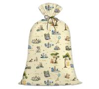 BBSTARING 1 Pcs Bear Extra Large Plastic Gift Bag, Bear Oversized Favors Gift Bags, Large Gift Wrapping Bags for Baby Shower Gender Reveal Birthday, Party Favors Supplies Decoration, 56" x 36"