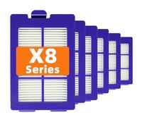 BBT BAMBOOST Filters Replacement Parts Fit for Eufy X8, Eufy Robovac X8 hybrid, Filter Accessories Vacuum (Pack of 6)…