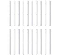 BBTISG 10 Pairs Plastic Drawers Rails, Draw Runners Plastic Drawer Slides Fix Kitchen Cupboard Rails for Kitchen Bedroom in Grooved Drawers (235mm White)