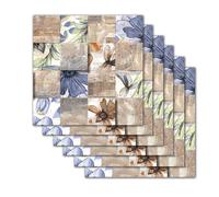 BBTISG 12 Pcs 3D Wall Panels Peel and Stick, 20 * 20cm 3D Brick Effect Wall Panels PVC Wall Foam Decor Wall Panels Self Adhesive Waterproof Brick Panels for Bedroom, Living Room, Kitchen (H)