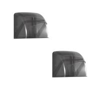 BBTISG 2 Pcs Outdoor Charging Station Socket Waterproof Cover, Wall Plug Covers Socket Protective Case Wall Panel Decor Outdoor Cover Box Shield (Black)