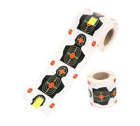 BBTISG 250 Pcs Splatter Target Stickers, 7 Inch Reactive Targets for Shooting with Fluorescent Yellow Impact Self-Adhesive Target Stickers for Shooting Paper Targets Reactive Paper Splatter Targets