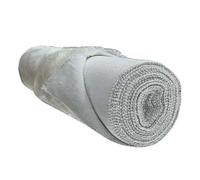 BBTISG 2mm Thick Ceramic Fibre Blanket, 1260 ℃ High Temperature Resistant Ceramic Fiber Cloth Fireproof Blanket Furnace Stoves Kilns Fireplace for Torch, Plumbing (1m*1m)