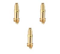 BBTISG 3 Pcs Click Clack Basin Waste, Replacement Bathroom Basin Sink Pop Up Clip Universal Fit for Standard Basins Easy Pop Up Click Clack Plug Bolt Spring (Style 2)