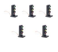 BBTISG 5 Pcs Train Model Light, OO HO Gauge LEDs Made Signals Decorative Supplies Lamps And Lighting Model Train Light LED Model Light (Red/Green/Yellow)