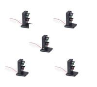 BBTISG 5 Pcs Train Model Light, OO HO Gauge LEDs Made Signals Decorative Supplies Lamps And Lighting Model Train Light LED Model Light (Red/Green)